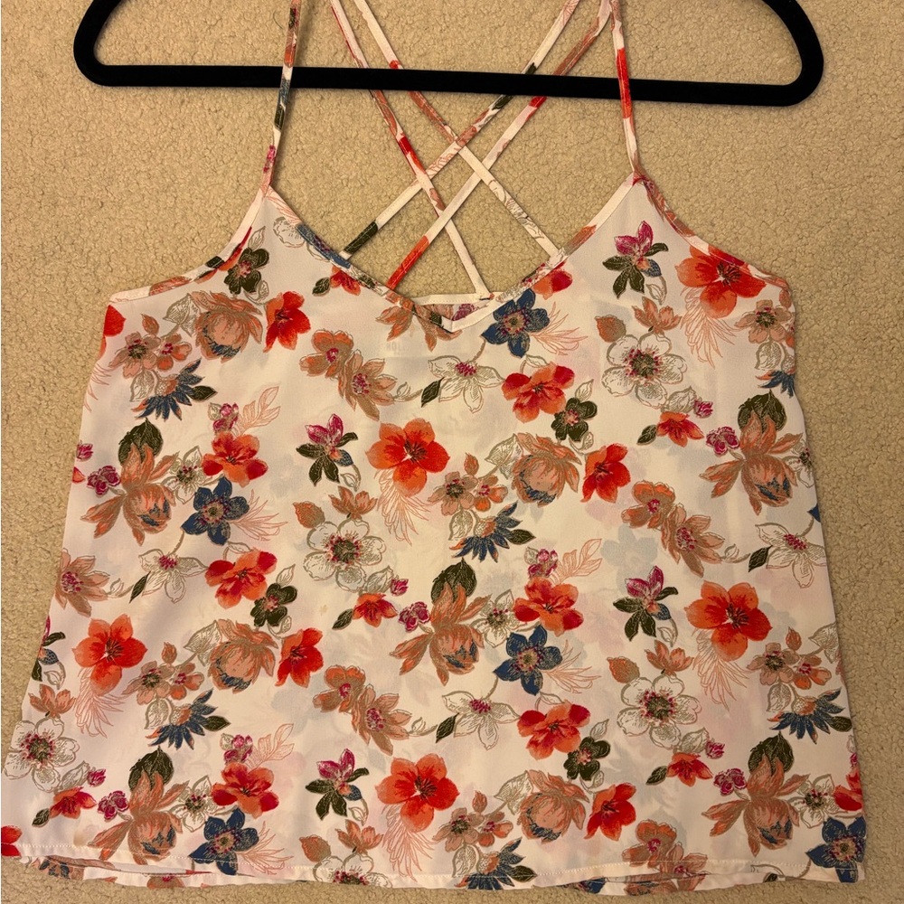 Hollister Multicolor Floral Camisole